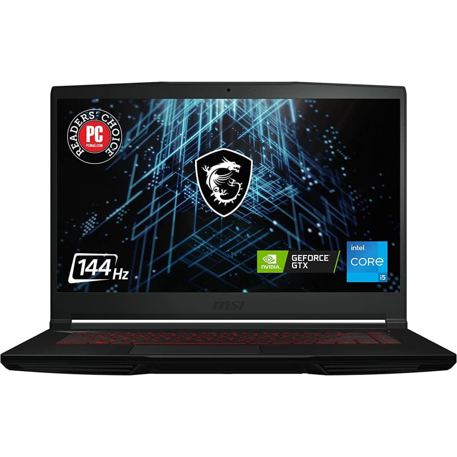 MSI GV15 11th-Gen. i5 15.6" 144Hz Gaming Laptop w/ NVIDIA GeForce GTX 1650 for $590