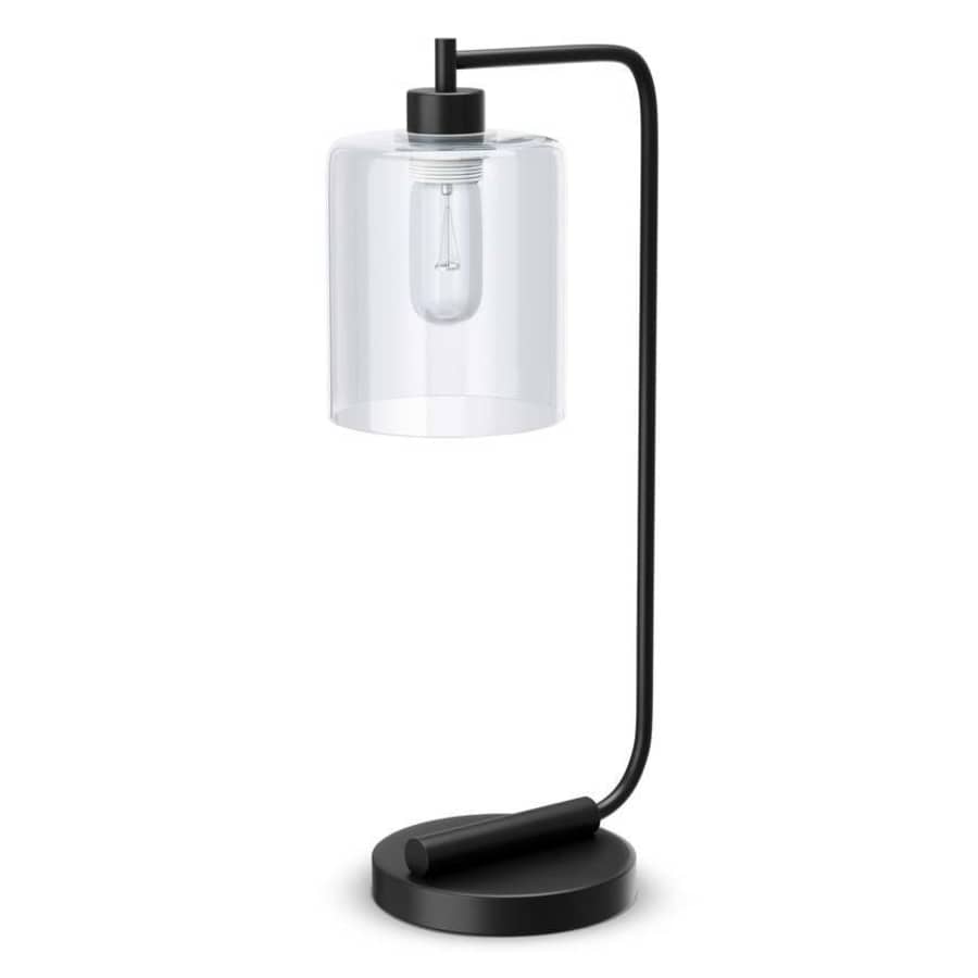 Carbon Loft Locke Black Iron Antique-Style Industrial Desk Lamp for $38