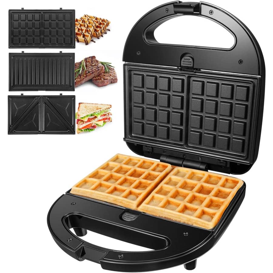 OSTBA 3-in-1 Sandwich Maker, Waffle Iron, & Panini Press for $30 OSTBA 3-in-1 Sandwich Maker, Waffle Iron, & Panini Press for $30