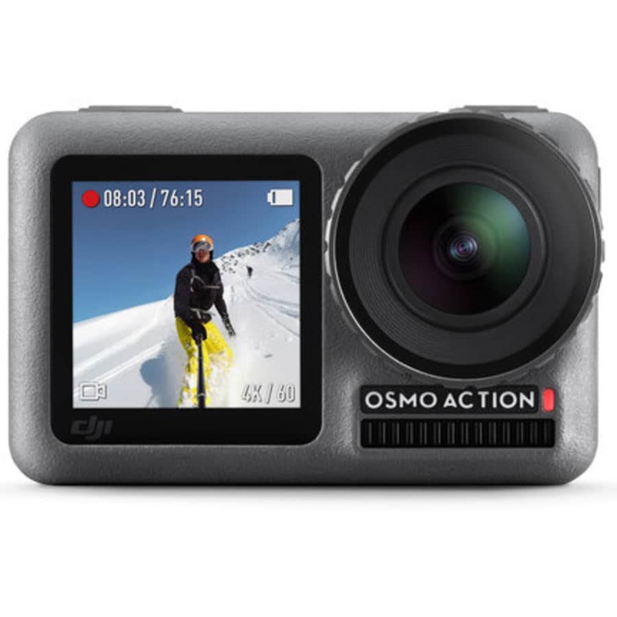 DJI Osmo Action Cam 4K HDR 12MP Waterproof Digital Camera for $199