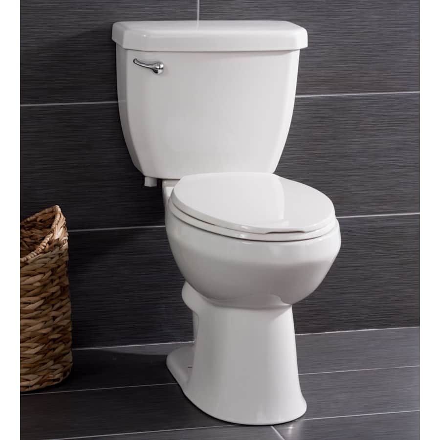 Miseno Bella High-Efficiency 2-Piece Elongated Chair-Height Toilet w/ Seat for $160