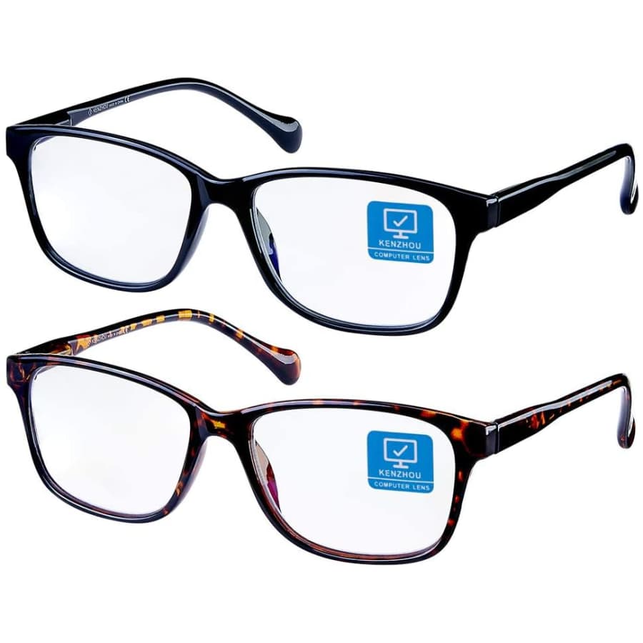 K Kenzhou Blue Light Blocking Computer Glasses 2-Pack for $16