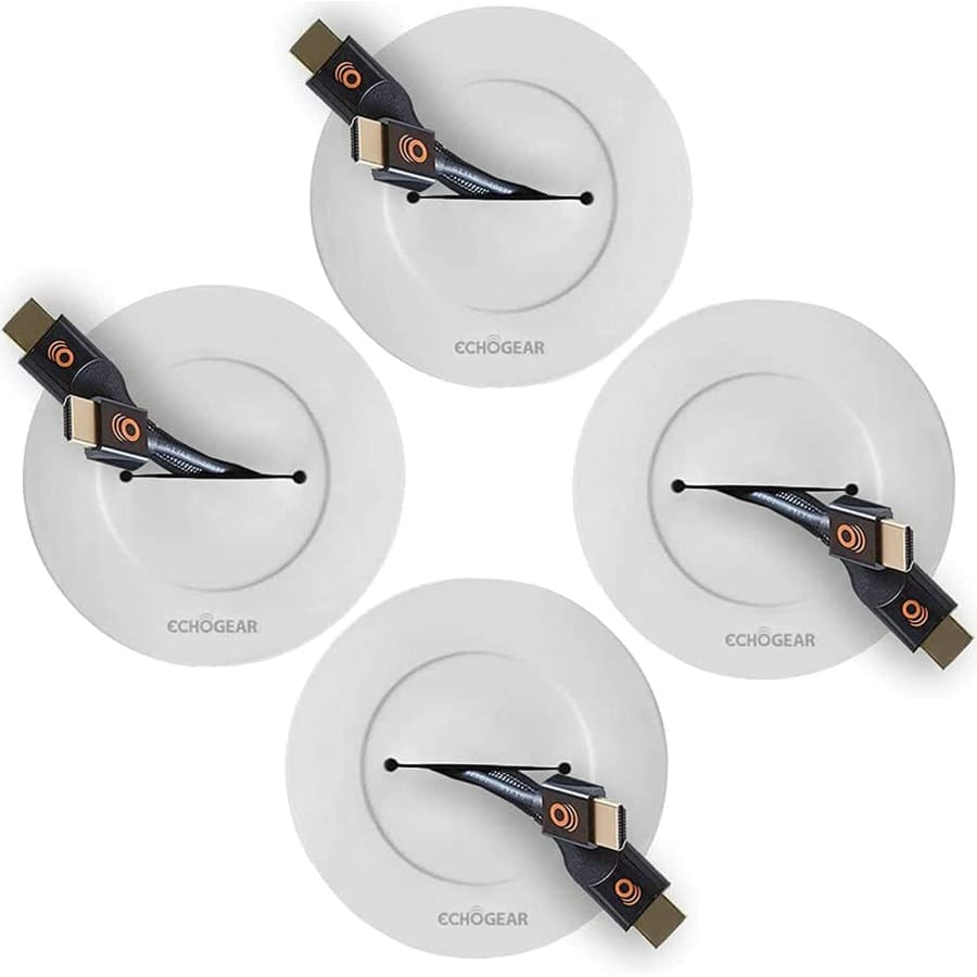 EchoGear In-Wall Cable Grommet Passthrough 4-Pack for $35 EchoGear In-Wall Cable Grommet Passthrough 4-Pack for $35