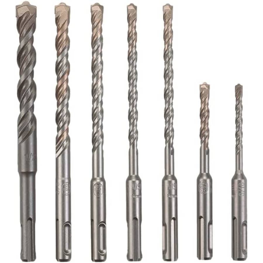 Bosch 7-Piece Carbide-Tipped SDS-Plus Rotary Hammer Drill Bit Set for $29
