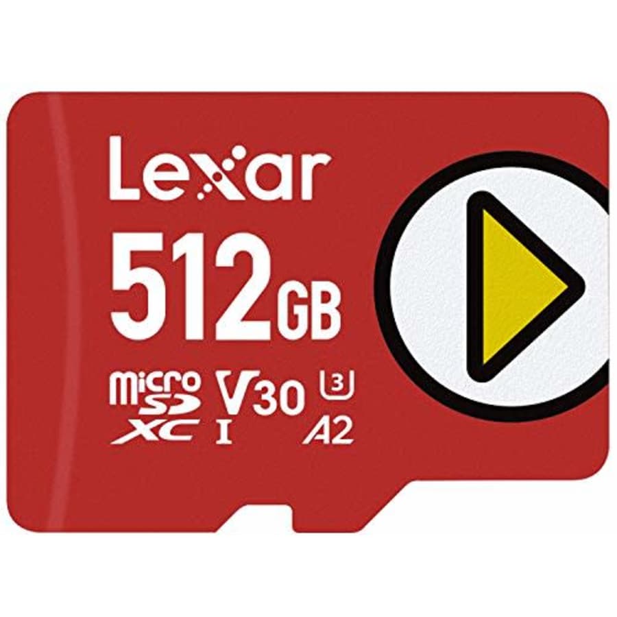 Lexar PLAY 512GB microSDXC UHS-I-Card, Up To 150MB/s Read, Compatible-with Nintendo-Switch, for $40