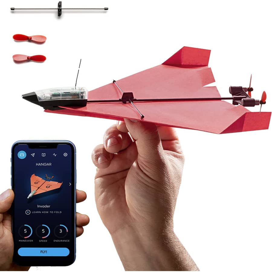 PowerUp 4.0 Smartphone-Controlled Paper Airplane Kit for $60 PowerUp 4.0 Smartphone-Controlled Paper Airplane Kit for $60