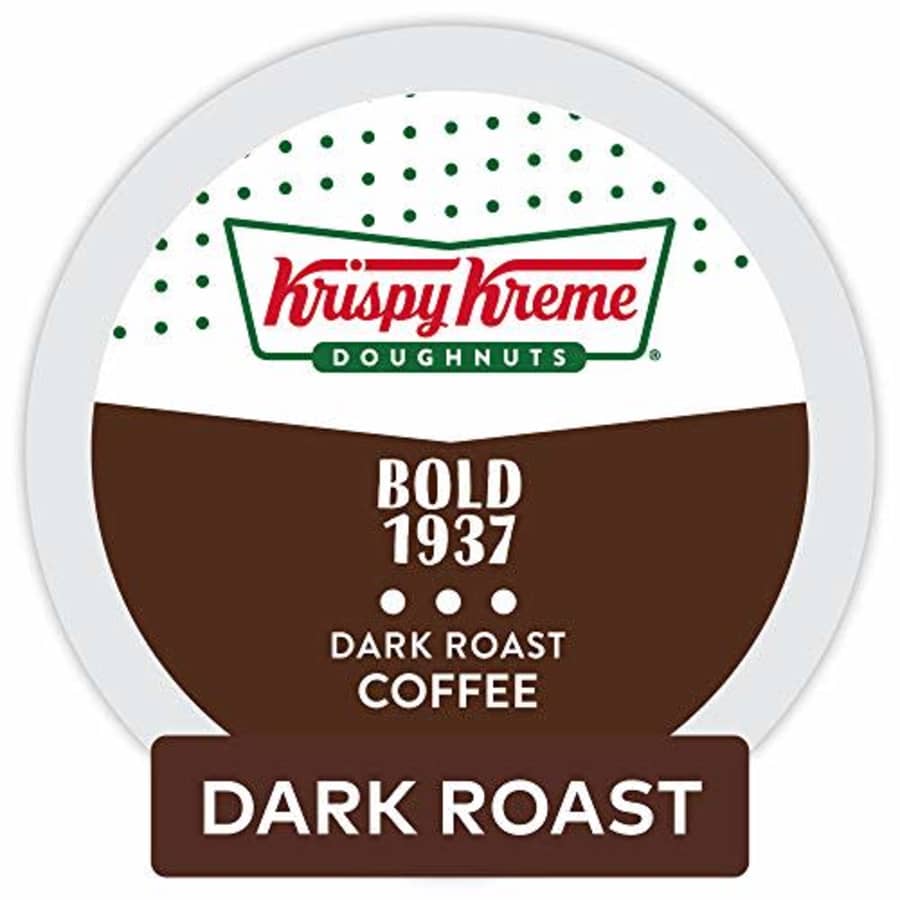 Krispy Kreme Bold 1937, Single-Serve Keurig K-Cup Pods, Dark Roast Coffee, 72 Count for $85
