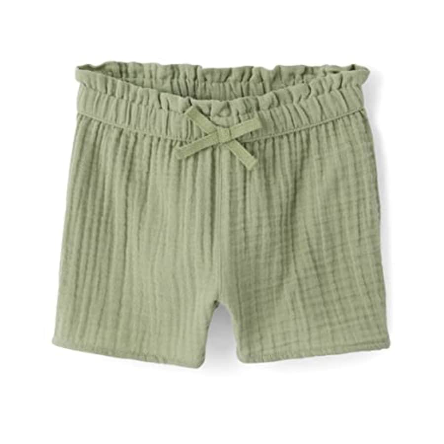 The Children's Place Girls' Ruffle Shorts, Multi, Medium for $10