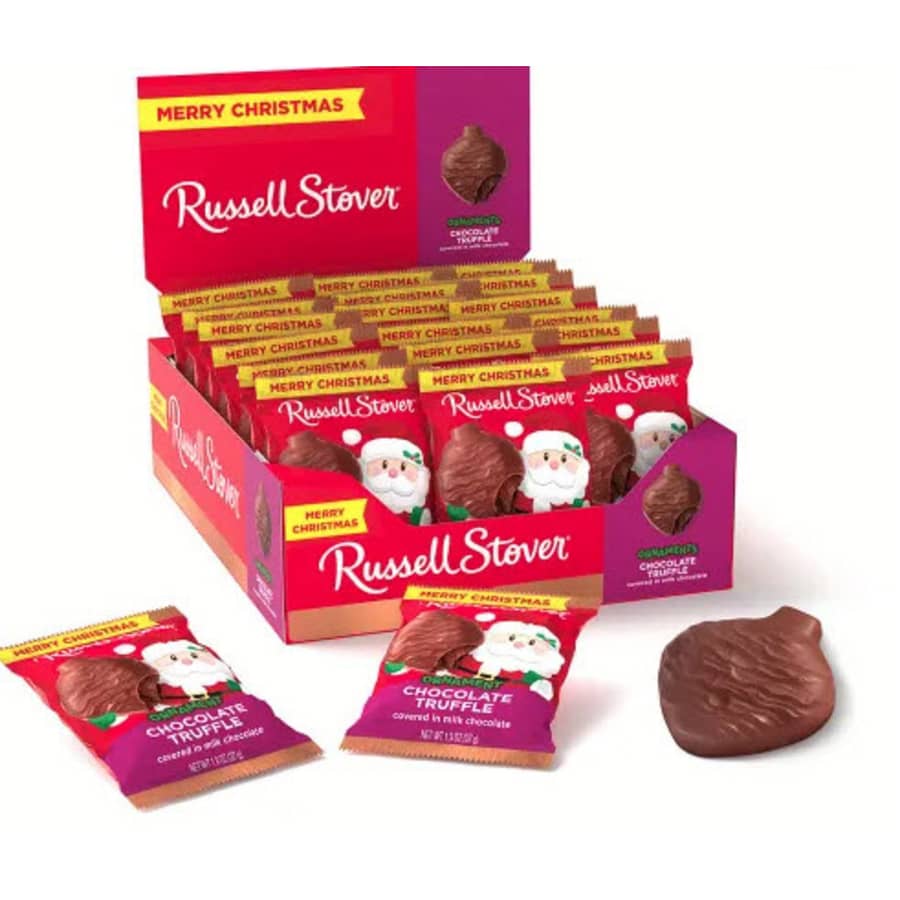 Russell Stover Milk Chocolate Truffle Ornament 18-Pack for $10 Russell Stover Milk Chocolate Truffle Ornament 18-Pack for $10