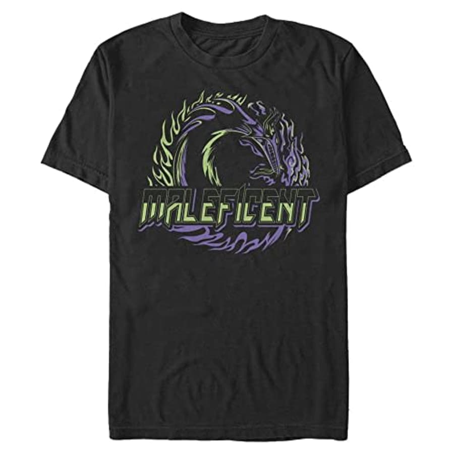 Disney Men's Big & Tall RAVE MALEFICENT T-Shirt, Black, 3X-Large for $22
