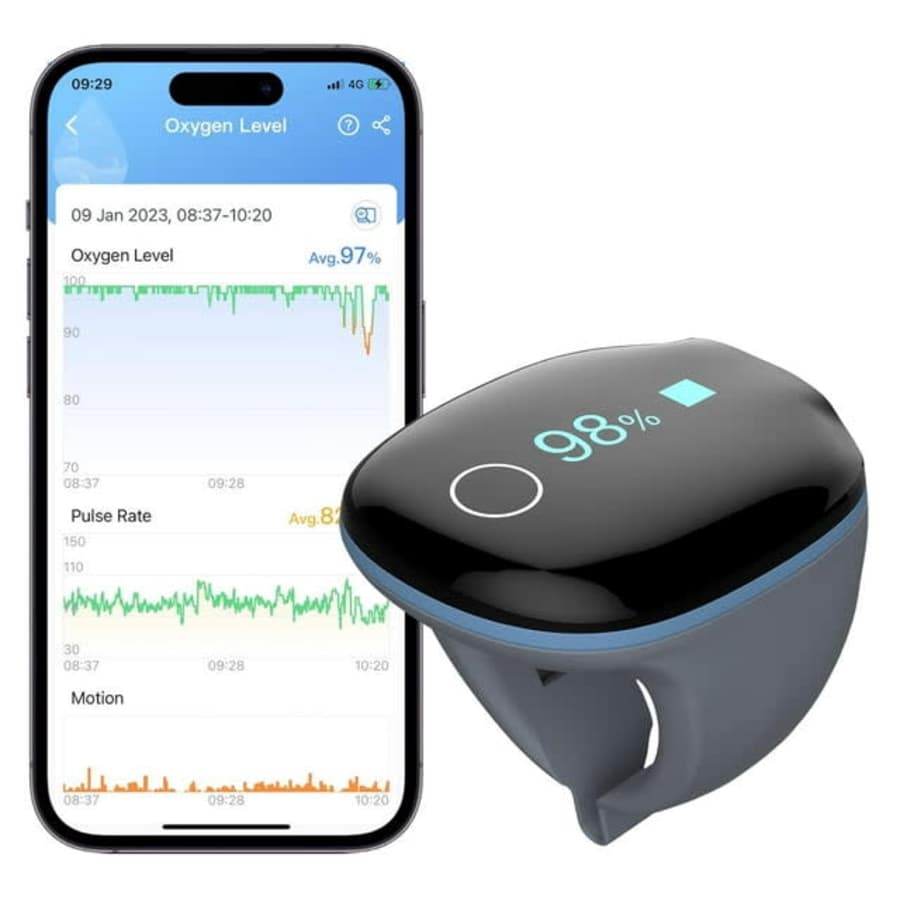 Wellue O2Ring Finger Oxygen Monitor for $143