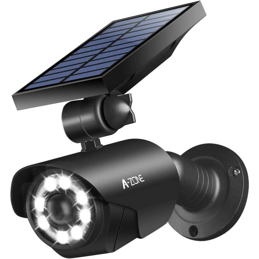 A-Zone 800-Lumen 8-LED Solar Spotlight for $36