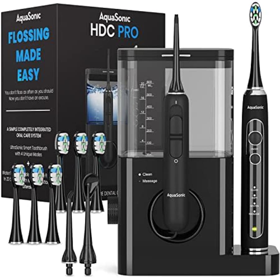 AquaSonic Home Dental Center PRO Complete Home Oral Care Brush & Floss Ultrasonic Electric for $80 AquaSonic Home Dental Center PRO Complete Home Oral Care Brush & Floss Ultrasonic Electric for $80