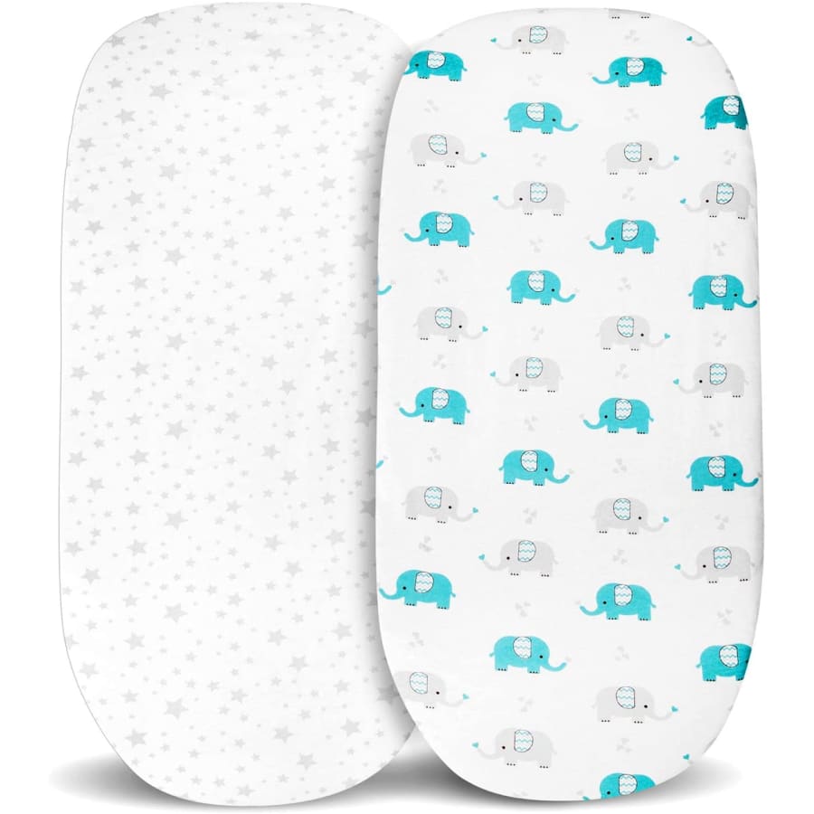Gubowin Bassinet Sheet 2-Pack for $9