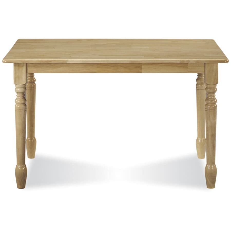 International Concepts 48" Solid Hardwood Dining Table for $159 International Concepts 48" Solid Hardwood Dining Table for $159