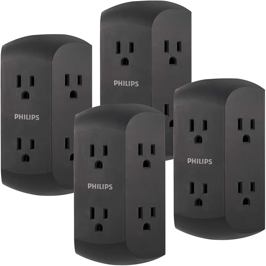 Philips 6-Outlet Extender 4-Pack for $50