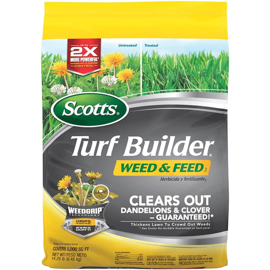 Scotts Turf Builder Weed & Feed 5,000-Sq. Ft. Bag: $27
