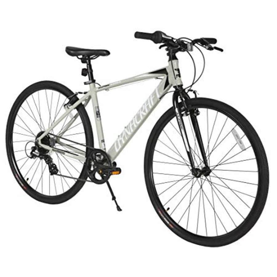 Dynacraft Alpine Eagle 700C 45CM Aluminum Frame Hybrid Bike, Black for $285