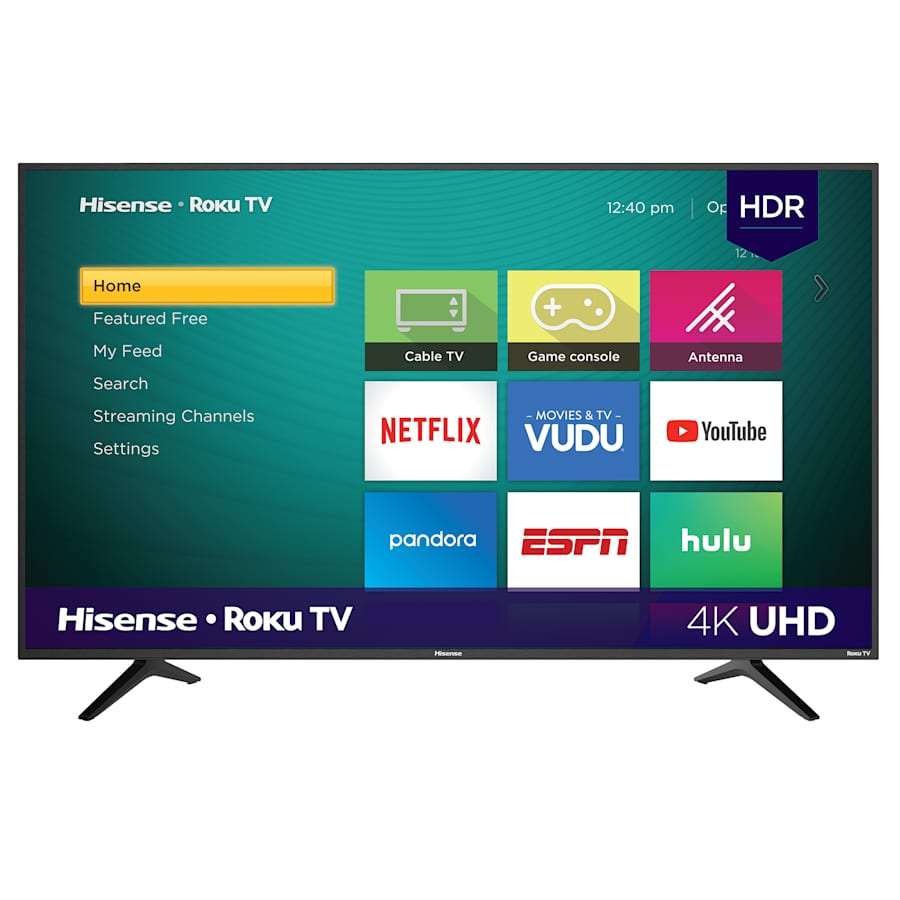 Hisense 58" 4K HDR LED UHD Roku Smart TV for $278 Hisense 58" 4K HDR LED UHD Roku Smart TV for $278