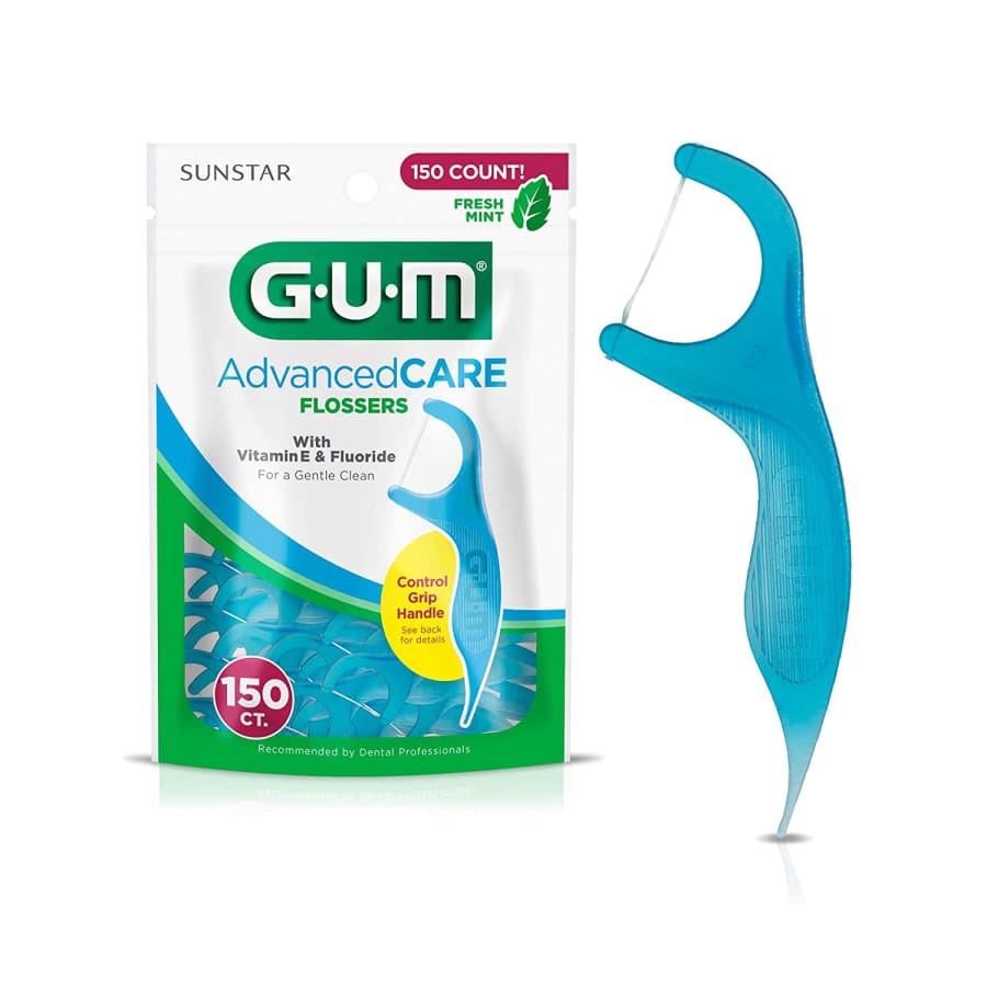 GUM Advanced Care Flosser 150-Pack for $7 GUM Advanced Care Flosser 150-Pack for $7