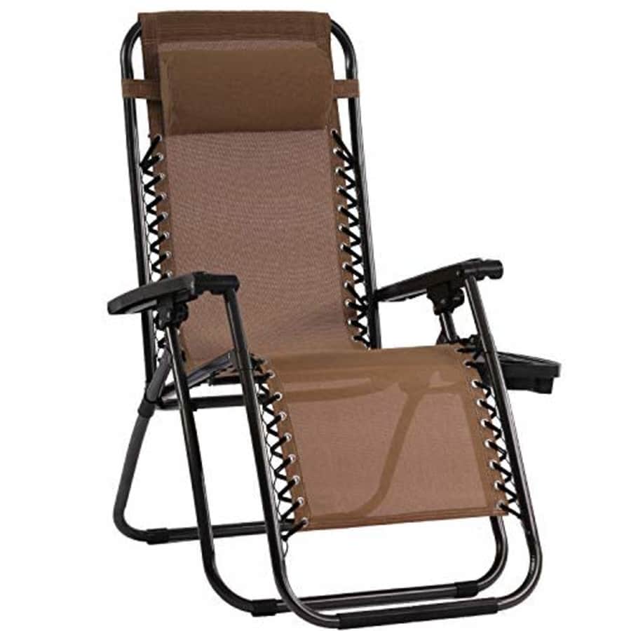 FDW Zero Gravity Chair Patio Chairs Lounge Patio Chaise 1 Pack Adjustable Reliners for Pool Yard with for $66 FDW Zero Gravity Chair Patio Chairs Lounge Patio Chaise 1 Pack Adjustable Reliners for Pool Yard with for $66