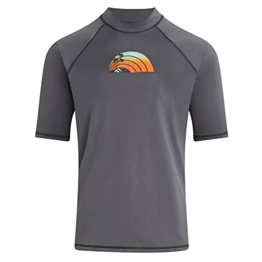 Kanu Surf Men's Standard Mercury UPF 50+ Short Sleeve Sun Protective Rashguard Swim Shirt, Bora for $16 Kanu Surf Men's Standard Mercury UPF 50+ Short Sleeve Sun Protective Rashguard Swim Shirt, Bora for $16