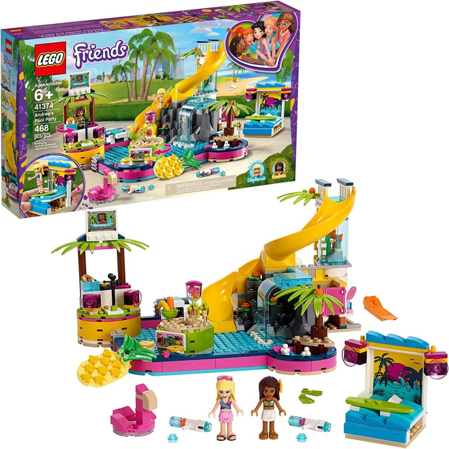 LEGO Friends Andrea's Pool Party Building Set for $65
