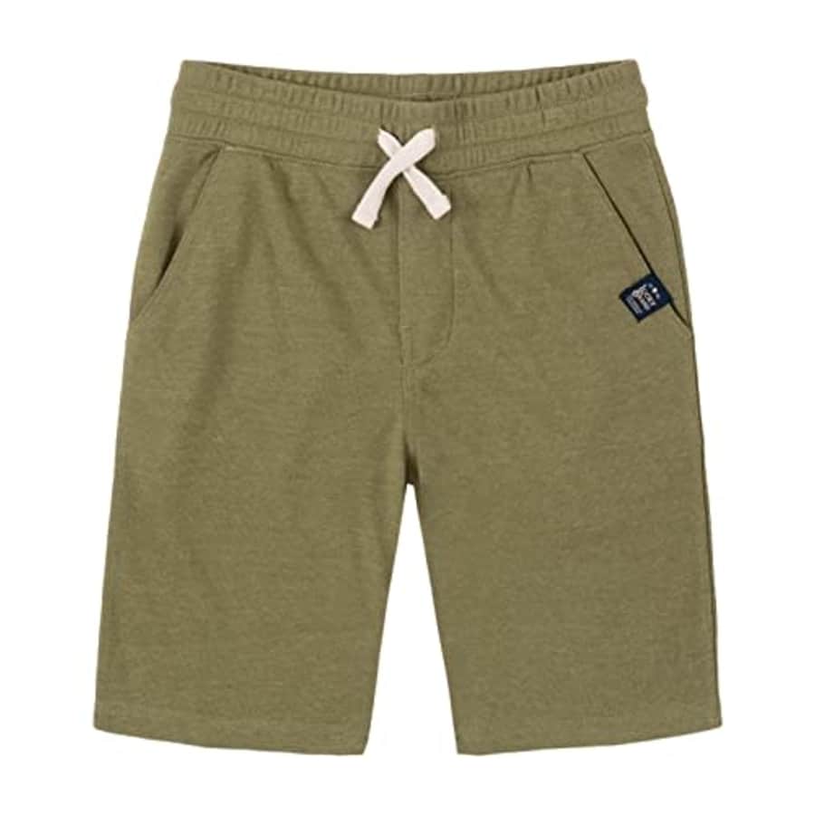 Lucky Brand Boys' Big Shorts, Loden Green Heather Knit, 8 for $20