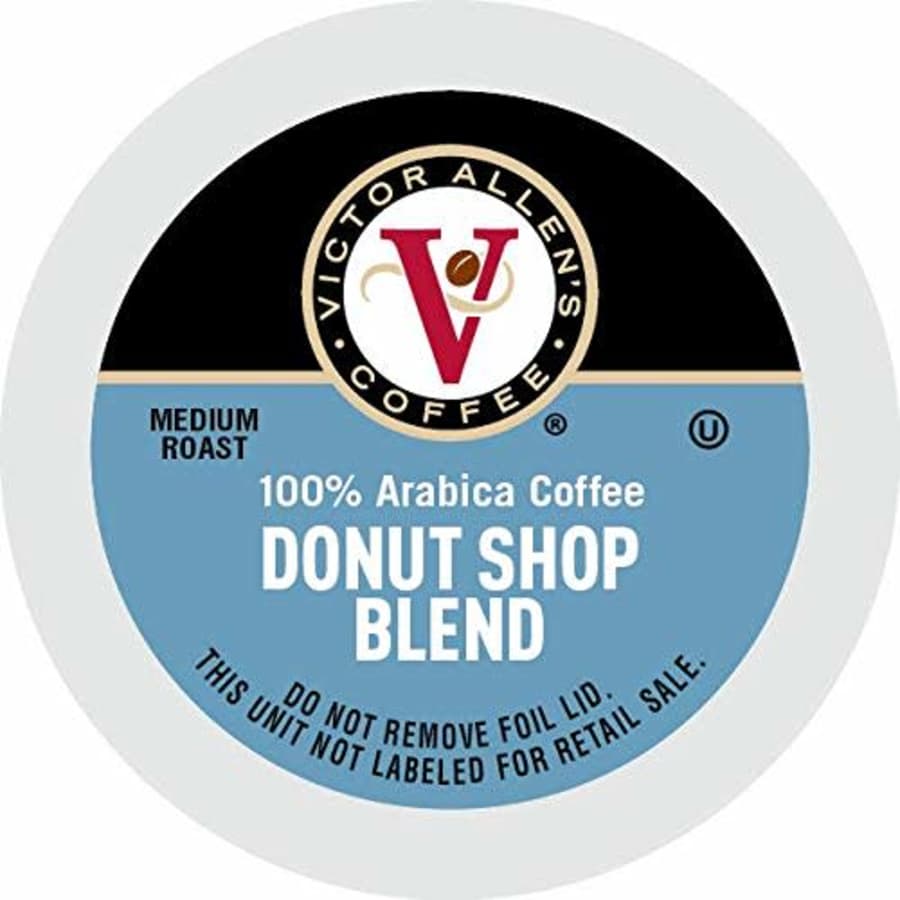 Victor Allen's Donut Shop Blend for K-Cup Keurig 2.0 Brewers, Victor Allen Coffee, Medium Roast Single Serve for $32