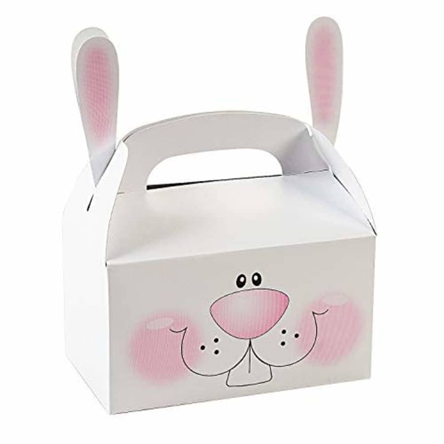 Fun Express - Bunny Treat Box With Ears for Easter - Party Supplies - Containers & Boxes - Paper for $13