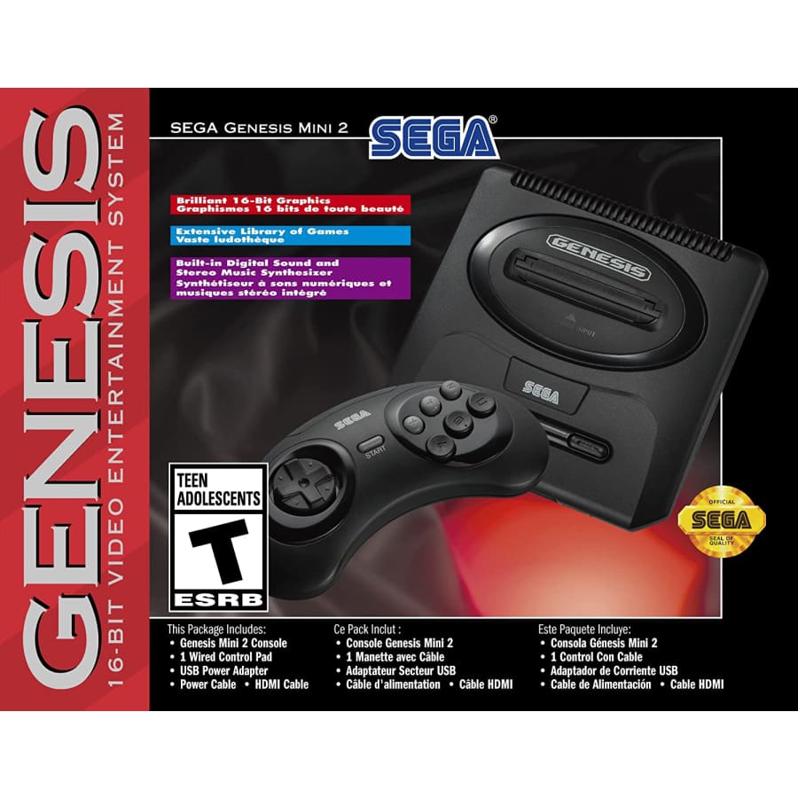 SEGA Genesis Mini 2 Console w/ Wired Control Pad for $86 SEGA Genesis Mini 2 Console w/ Wired Control Pad for $86