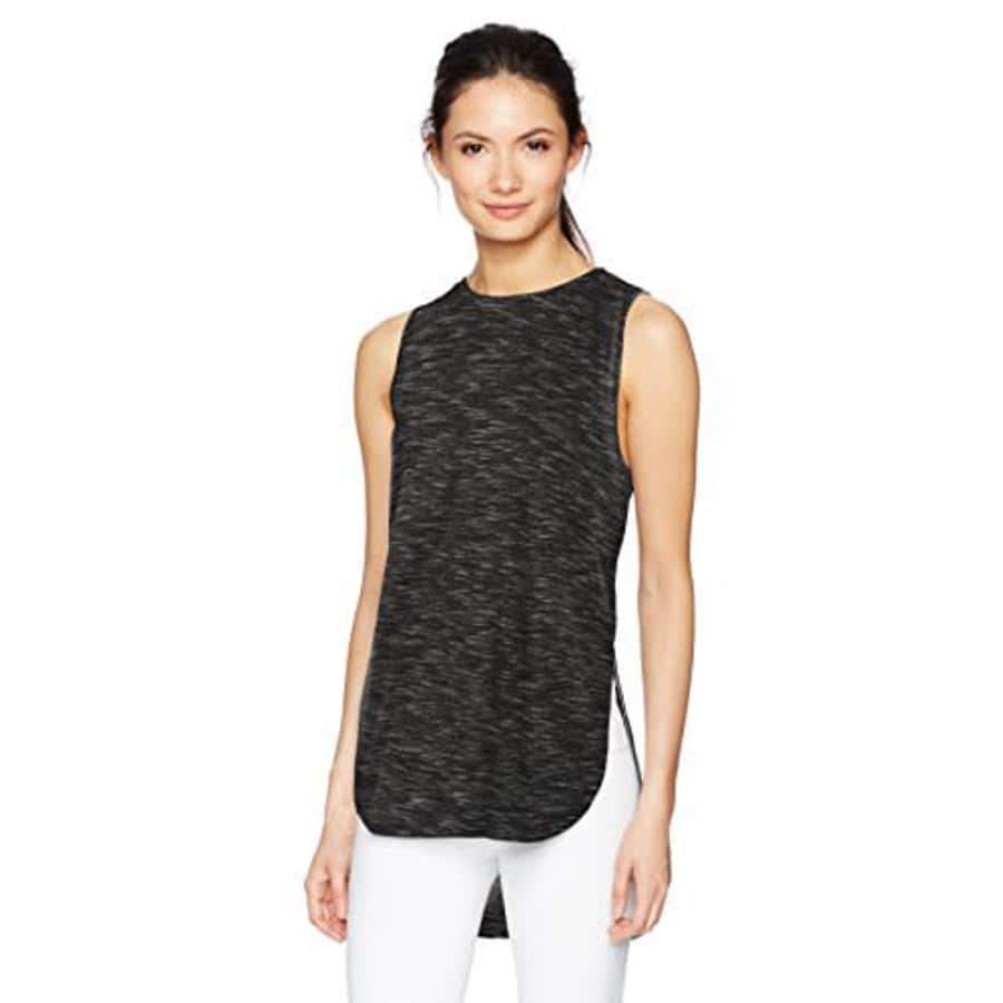 SHAPE activewear Women's Physique HI LO Tank TOP, Black, XS for $23