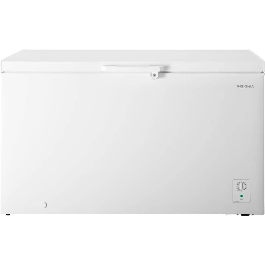 Insignia 14.0 Cu. Ft. Garage-Ready Chest Freezer for $400 Insignia 14.0 Cu. Ft. Garage-Ready Chest Freezer for $400
