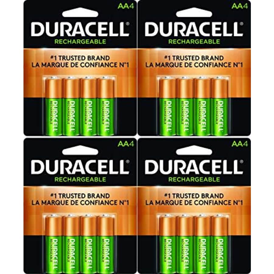 Duracell 16 X NEW AA Batteries Rechargeable NiMH Precharged 2400mAh for $49