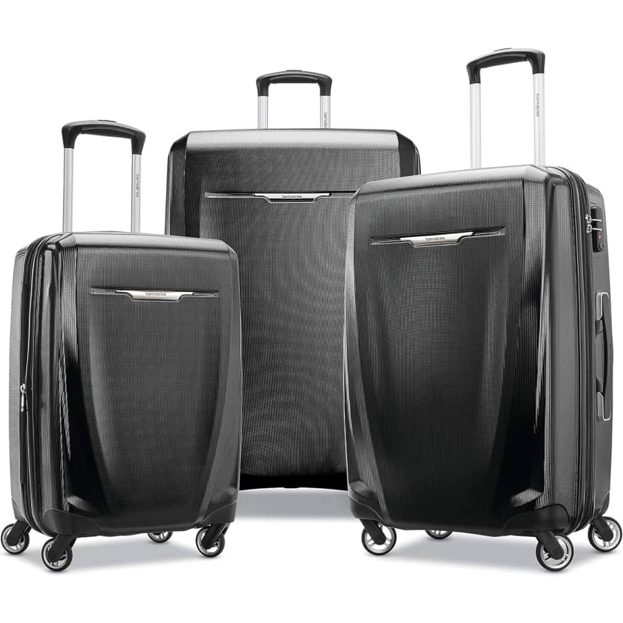 Samsonite Winfield 3 DLX 3-Piece Hardside Expandable Luggage Set for $450 Samsonite Winfield 3 DLX 3-Piece Hardside Expandable Luggage Set for $450