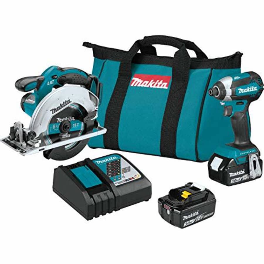 Makita XT283X1 18V LXT Lithium-Ion Cordless 2-Pc. Combo Kit (3.0Ah) for $282