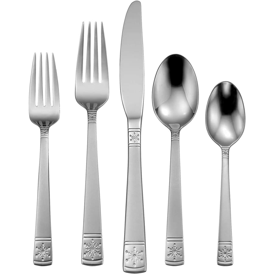 Oneida Winter Frost 20-Piece Flatware Set for $32