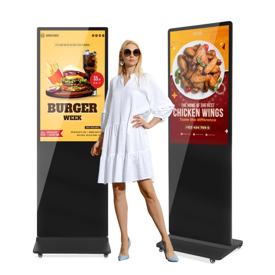 Indoor Floor Standing Digital Signage from $645 Indoor Floor Standing Digital Signage from $645