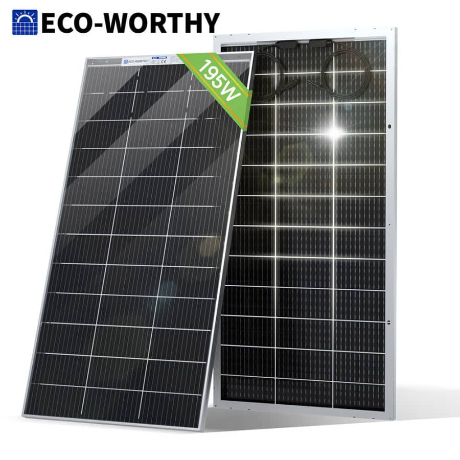 Eco-Worthy Bifacial 200W 12V Solar Panel for $103 Eco-Worthy Bifacial 200W 12V Solar Panel for $103