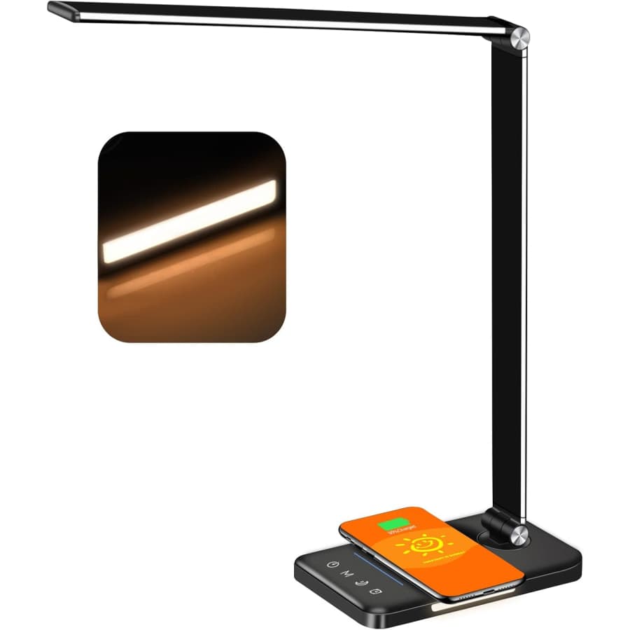 Afrog Multifunctional LED Desk Lamp w/ Wireless Charger for $32 Afrog Multifunctional LED Desk Lamp w/ Wireless Charger for $32