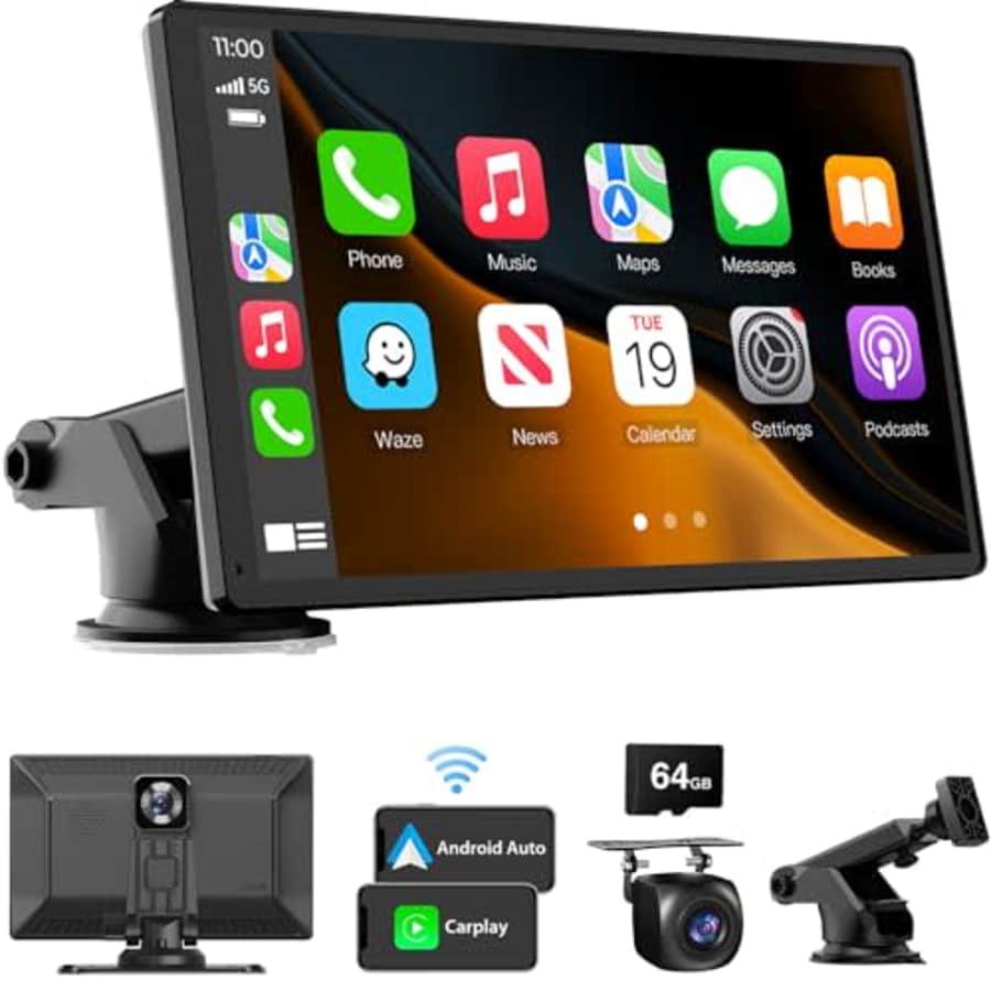Laviay Touchscreen Car Stereo with 4K Dash Cam for $92 Laviay Touchscreen Car Stereo with 4K Dash Cam for $92
