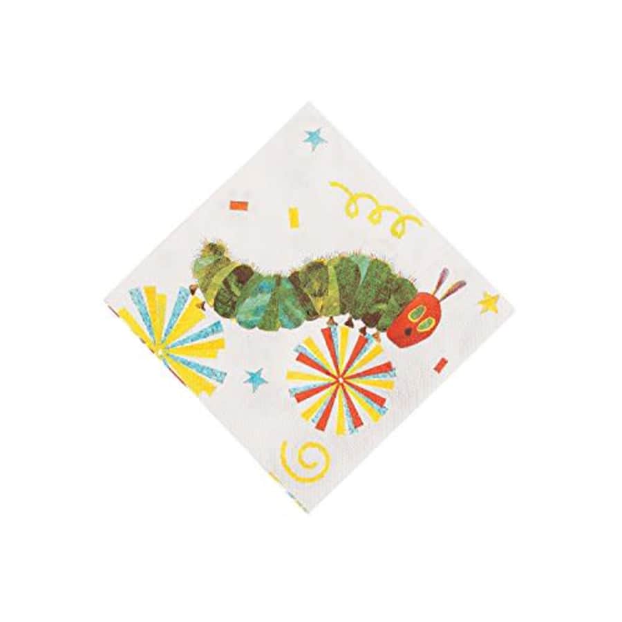 Fun Express - Very Hungry Caterpillar Beverage Napkins for Birthday - Party Supplies - Print for $8