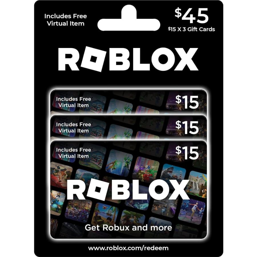 $45 in Roblox Gift Cards at Amazon: for $36 $45 in Roblox Gift Cards at Amazon: for $36
