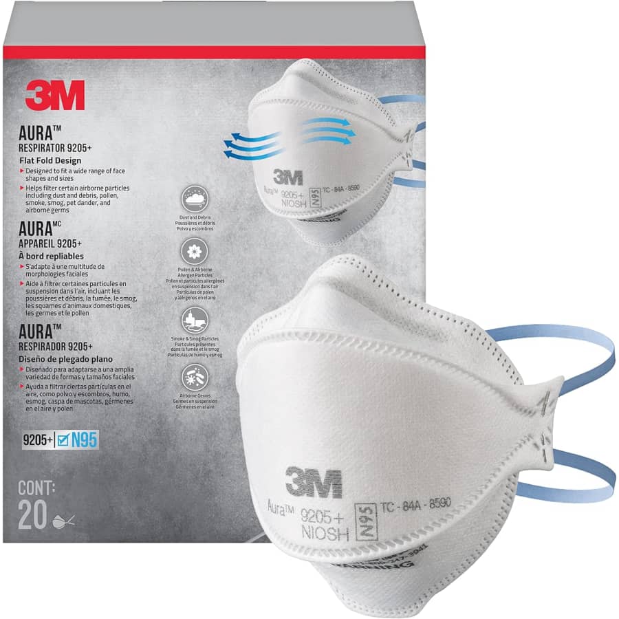3M Aura N95 Particulate Respirator 20-Pack for $15 via Sub & Save 3M Aura N95 Particulate Respirator 20-Pack for $15 via Sub & Save