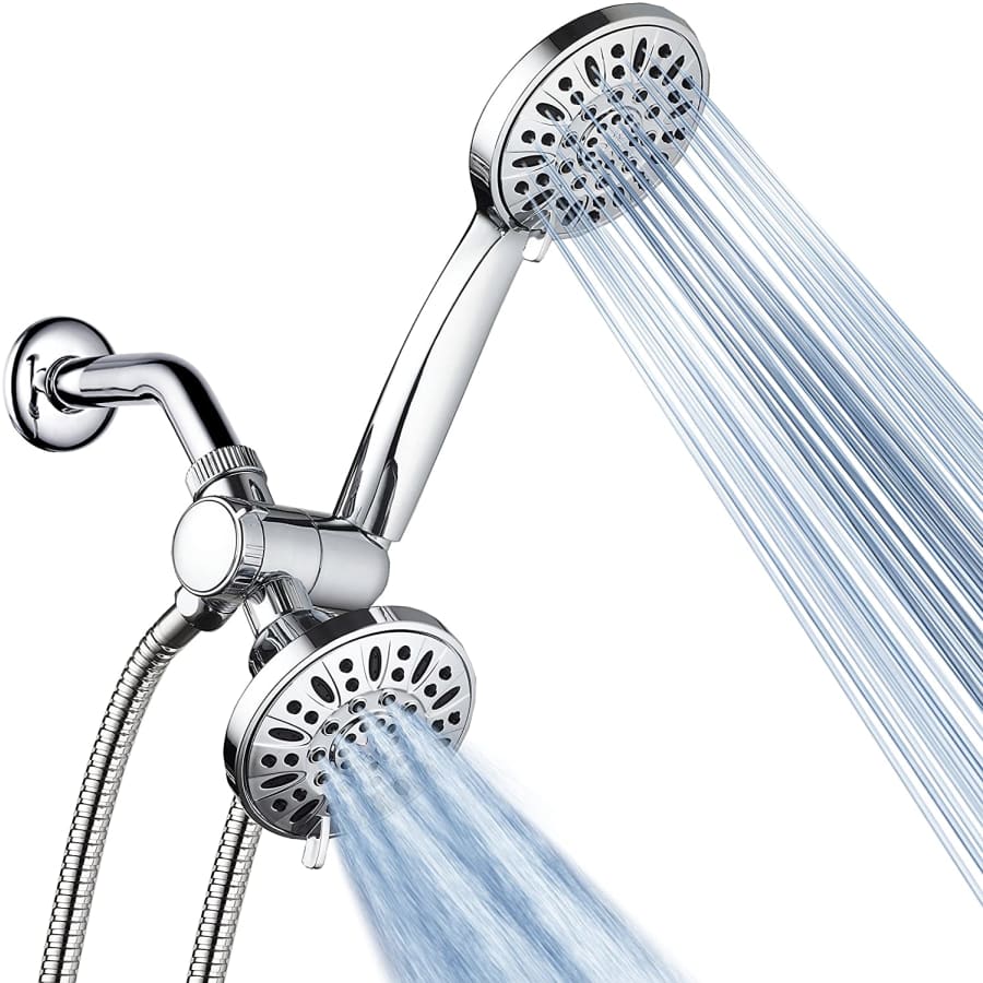 AquaDance Total Chrome Premium High Pressure Shower Head Combo for $27