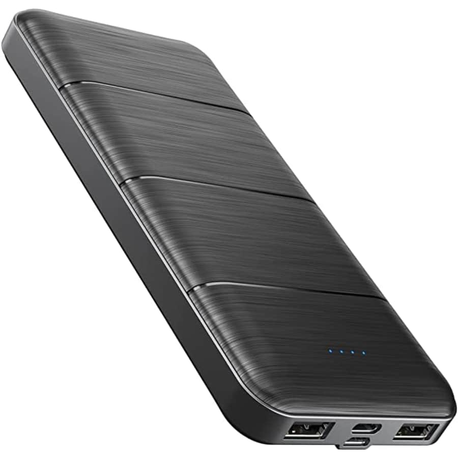 Loveledi 15,000mAh Dual USB Power Bank 2-Pack for $25