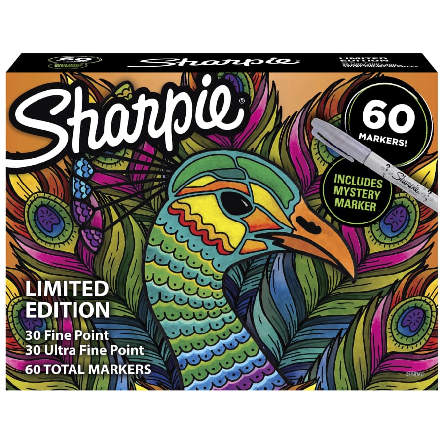 Sharpie Limited Edition 60-Count Permanent Marker Set for $15