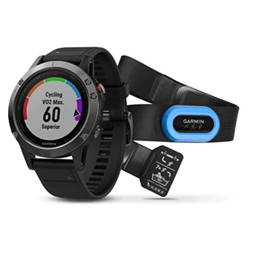 Garmin Fenix 5 Performer Bundle - Slate Gray with Black Band for $550