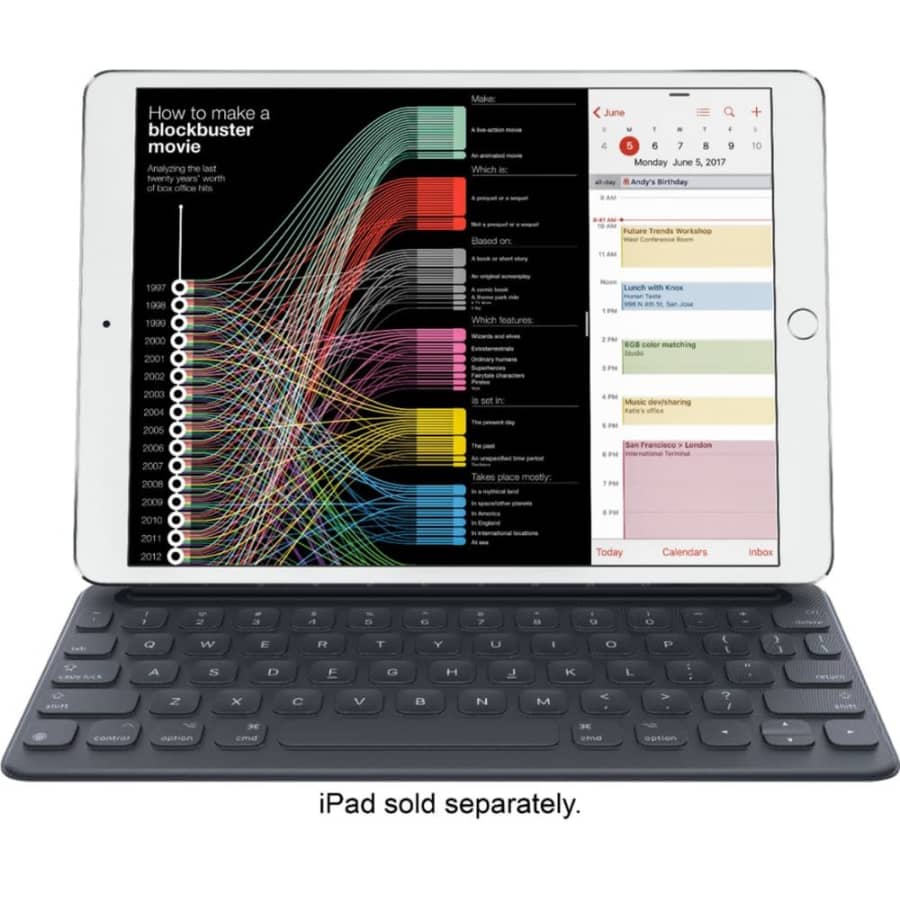 Apple 10.5" iPad Pro Smart Keyboard for $99