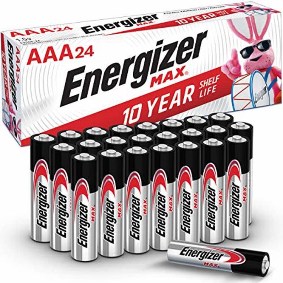 Energizer AAA Batteries (24 Count), Triple A Max Alkaline Battery for $20
